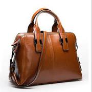 Best quality leather made female/ ladies hand bag for sale.